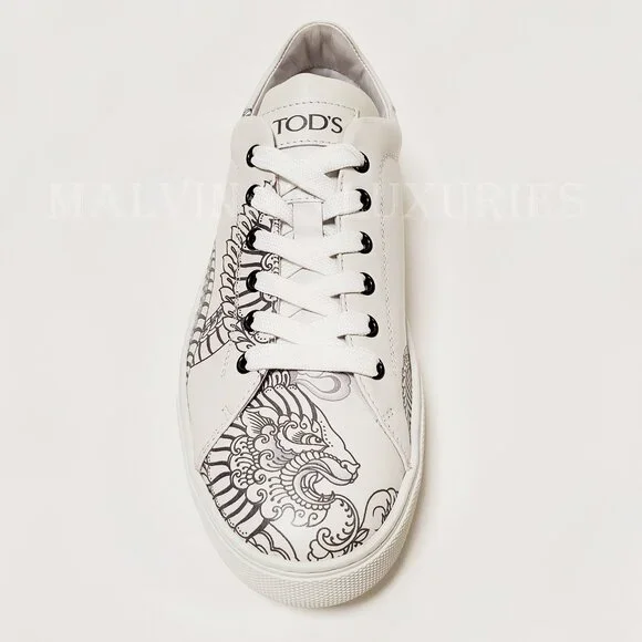 TOD'S SNEAKERS MENS LIMITED EDITION TATTOO ALLACCIATO SHOES